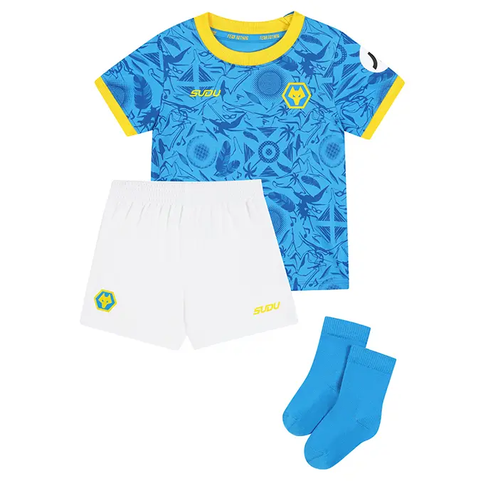 Wolverhampton Wanderers Fan Shop | 2025-26 Wolves Third Baby Kit Collection Official Wolves Fan Gear